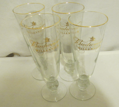 Budweiser Millenium wine or champagne glasses