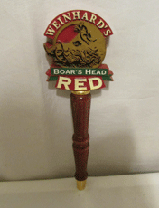 Weinhard's Boar's Head Red Beer Tap Handle