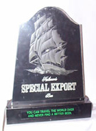 Special Export Beer lighted display sign