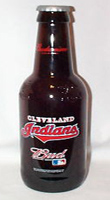 Budweiser Cleveland Indians Baseball Bottle